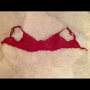Victoria Secret Red Lace Bra